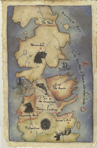 Illustration for article titled Explore the 7 kingdoms of Westeros in HBO's Game Of Thrones map